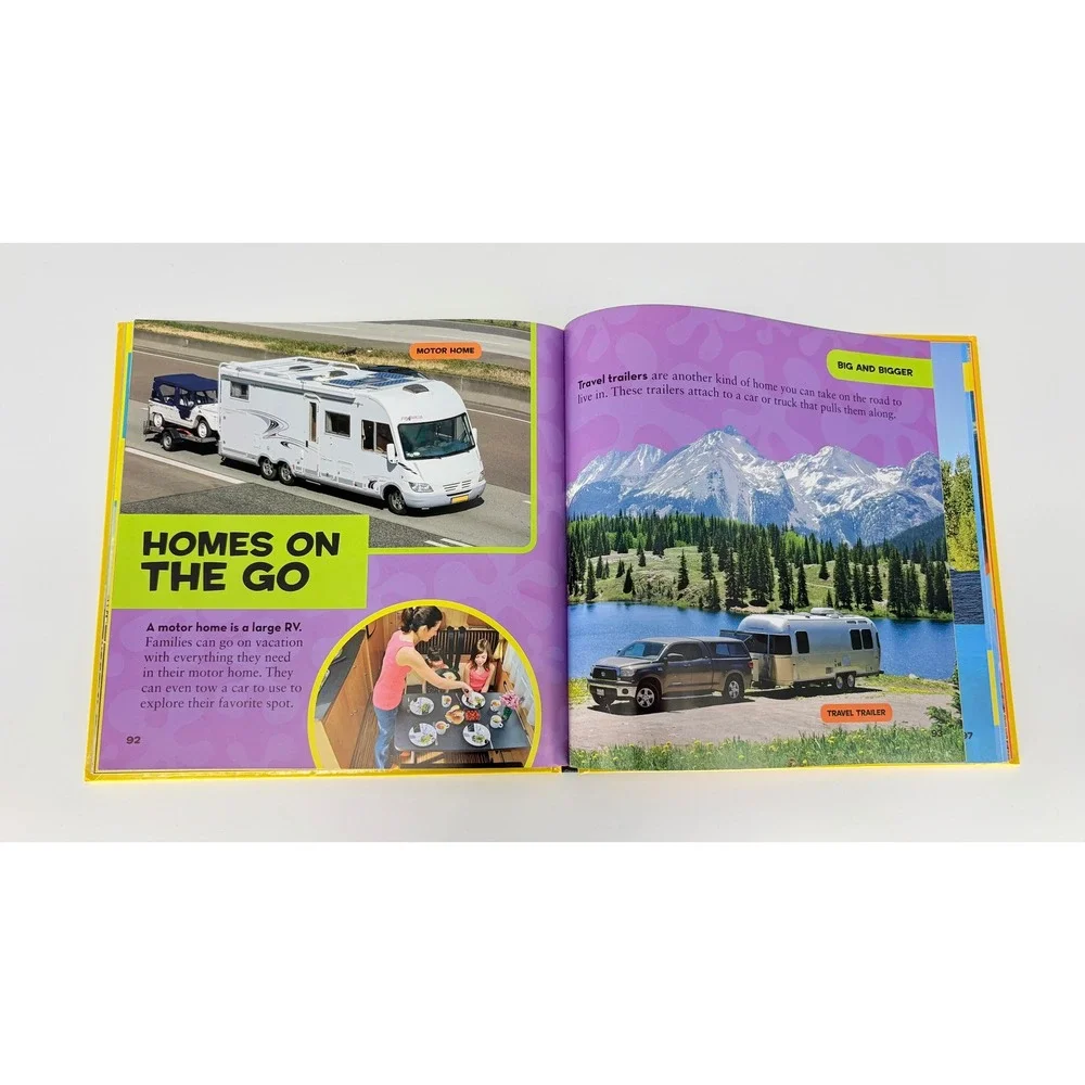 National Geographic Kids First Big Book of Things That Go Hardcover‎ Cars Trains